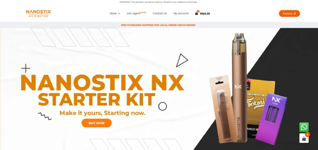 Nanostix Homepage